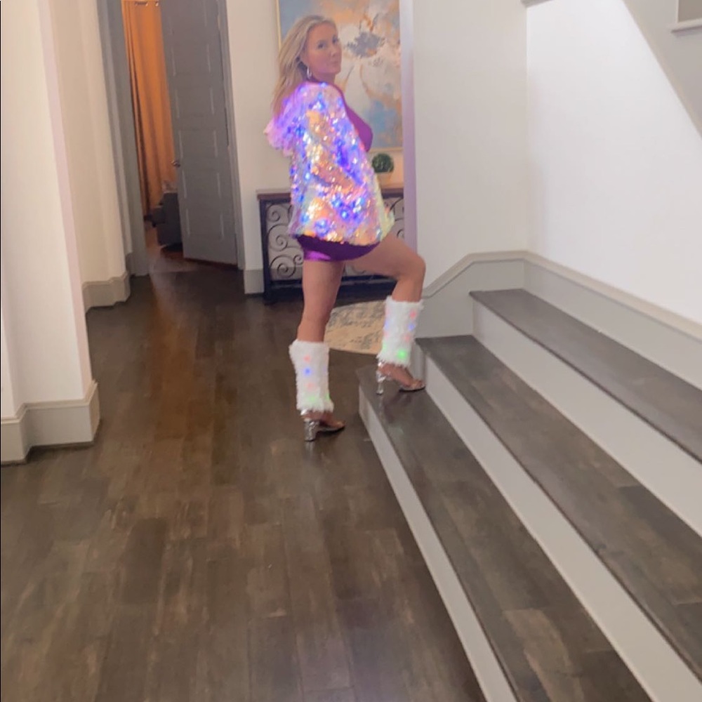 Hoodie led light jacked.